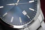 Emporio Armani Renato Quartz Blue Dial Silver Steel Strap Watch For Men - AR11182 Authentic Buy Shop Now