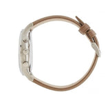 Emporio Armani Classic Chronograph Silver Dial Brown Leather Strap Watch For Men - AR2471 Authentic Buy Shop Now