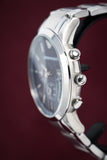 Emporio Armani Renato Chronograph Blue Dial Silver Steel Strap Watch For Men - AR2486 Authentic Buy Shop Now