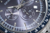 Emporio Armani Sportivo Chronograph Blue Stainless Steel Watch For Men - AR6072 Authentic Buy Shop Now
