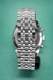 Emporio Armani Team Italia Chronograph Black Dial Silver Steel Strap Watch For Men - AR5983 Authentic Buy Shop Now