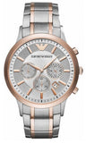 Emporio Armani Renato Gray Dial Gray Steel Strap Watch For Men - AR11077 Authentic Buy Shop Now