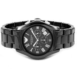 Emporio Armani Valente Chronograph Black Dial Black Ceramic Strap Watch For Men - AR1400 Authentic Buy Shop Now