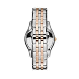 Emporio Armani Classic Quartz Silver Dial Two Tone Steel Strap Watch For Men - AR1824 Authentic Buy Shop Now
