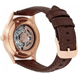 Emporio Armani Meccanico White Dial Brown Leather Strap Watch For Men - AR1920 Authentic Buy Shop Now