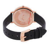 Emporio Armani Kappa Mother of Pearl Dial Black Leather Strap Watch For Women - AR80011 Authentic Buy Shop Now