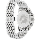 Emporio Armani Team Italia Chronograph Black Dial Silver Steel Strap Watch For Men - AR5983 Authentic Buy Shop Now