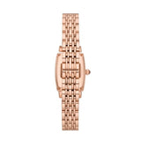 Emporio Armani Two Hand Diamonds Burgundy Dial Rose Gold Steel Strap Watch For Women - AR11488 Authentic Buy Shop Now