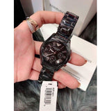 Emporio Armani Black Ceramic Dial Ceramic Strap Watch For Women - AR1401 Authentic Buy Shop Now