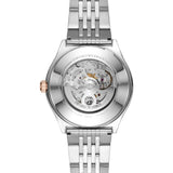 Emporio Armani Meccanico White Dial Two Tone Stainless Steel Watch For Men - AR60002 Authentic Buy Shop Now