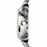 Emporio Armani Gianni T Bar Quartz Silver Dial Silver Steel Strap Watch For Women - AR1935 Authentic Buy Shop Now