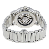 Emporio Armani Meccanico Skeleton Silver Dial Silver Steel Strap Watch For Men - AR1980 Authentic Buy Shop Now