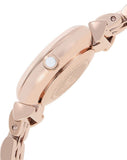 Emporio Armani Gianni T-Bar Mother of Pearl Dial Rose Gold Steel Strap Watch For Women - AR11203 Authentic Buy Shop Now