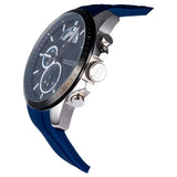 Tommy Hilfiger Decker Quartz Blue Dial Blue Rubber Strap Watch for Men - 1791350 Authentic Buy Shop Now