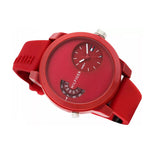 Tommy Hilfiger Denim Red Dial Red Rubber Strap Watch for Men - 1791557 Authentic Buy Shop Now