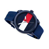 Tommy Hilfiger Denim Quartz Blue Dial Blue Rubber Strap Watch for Men - 1791322 Authentic Buy Shop Now