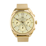 Tommy Hilfiger Mia Gold Dial Gold Mesh Bracelet Watch for Women - 1781488 Authentic Buy Shop Now