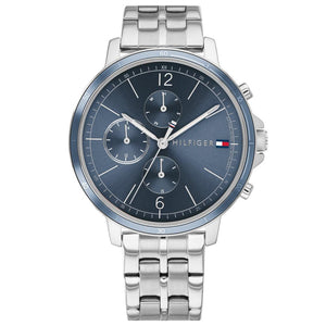 Tommy Hilfiger Casual Quartz Blue Dial Silver Steel Strap Watch For Women - 1782188 Authentic Buy Shop Now