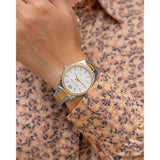 Michael Kors Layton Quartz Silver Dial Two Tone Steel Strap Watch For Women - MK6899 Authentic Buy Shop Now