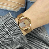 Tommy Hilfiger Lynn Crystals Rose Gold Dial Rose Gold Mesh Strap Watch For Women - 1781868 Authentic Buy Shop Now