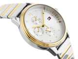 Tommy Hilfiger Blake Silver Dial Two Tone Steel Strap Watch for Women - 1781908 Authentic Buy Shop Now