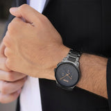 Hugo Boss Peak Black Dial Black Steel Strap Watch for Men - 1513814 Authentic Buy Shop Now