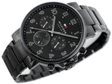 Tommy Hilfiger Daniel Black Dial Black Steel Strap Watch for Men - 1710383 Authentic Buy Shop Now