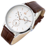 Tommy Hilfiger Brad Chronograph White Dial Brown Leather Strap Watch For Men - 1710389 Authentic Buy Shop Now