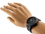 Tommy Hilfiger Evan Chronograph Quartz Black Dial Black Steel Strap Watch For Men - 1710410 Authentic Buy Shop Now