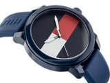 Tommy Hilfiger Denim Quartz Blue Dial Blue Rubber Strap Watch for Men - 1791322 Authentic Buy Shop Now