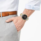 Tommy Hilfiger Analog Black Dial Two Tone Steel Strap Watch for Men - 1791539 Authentic Buy Shop Now