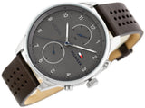 Tommy Hilfiger Chase Quartz Brown Dial Brown Leather Strap Watch for Men - 1791579 Authentic Buy Shop Now