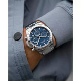Hugo Boss Hero Sport Blue Dial Silver Steel Strap Watch for Men - 1513755 Authentic Buy Shop Now