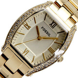 Fossil Wallace Gold Tone Dial Gold Steel Strap Watch for Women - ES3176 Authentic Buy Shop Now