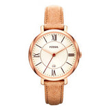 Fossil Jacqueline White Dial Brown Leather Strap Watch for Women - ES3487 Authentic Buy Shop Now