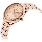 Fossil Tailor Rose Gold Dial Rose Gold Stainless Steel Strap Watch for Women - ES3713 Authentic Buy Shop Now