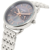 Fossil Tailor Mother of Pearl Black Dial Silver Steel Strap Watch for Women - ES3911 Authentic Buy Shop Now
