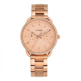 Fossil Tailor Rose Gold Dial Rose Gold Steel Strap Watch for Women - ES4264 Authentic Buy Shop Now