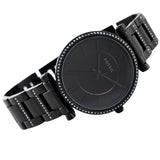 Fossil Carlie Black Dial Black Steel Strap Watch for Women - ES4488 Authentic Buy Shop Now