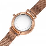 Fossil Jacqueline Three-Hand White Dial Rose Gold Mesh Bracelet Watch for Women - ES4534 Authentic Buy Shop Now
