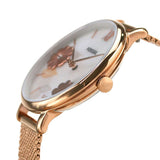 Fossil Jacqueline Three-Hand White Dial Rose Gold Mesh Bracelet Watch for Women - ES4534 Authentic Buy Shop Now