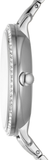 Fossil Jacqueline Multifunction Moonphase White Dial Silver Steel Strap Watch for Women - ES5164 Authentic Buy Shop Now