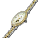 Fossil Jacqueline Analog Moonphase Mother of Pearl White Dial Two Tone Steel Strap Watch for Women - ES5166 Authentic Buy Shop Now