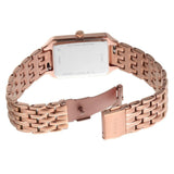 Fossil Raquel Three Hand Date White Dial Rose Gold Steel Strap Watch For Women - ES5271 Authentic Buy Shop Now