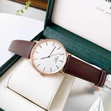 Tissot T Classic Everytime White Dial Brown Leather Strap Watch for Men - T109.610.36.031.00 Authentic Buy Shop Now