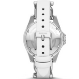 Fossil Riley White Dial White Leather Strap Watch for Women - ES3463 Authentic Buy Shop Now