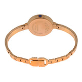 Movado Rondiro 22mm Black Dial Rose Gold Steel Strap Watch For Women - 0607065 Authentic Buy Shop Now
