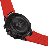 Tissot T Race Chronograph Black Dial Red Rubber Strap Watch For Men - T141.417.37.057.01 Authentic Buy Shop Now