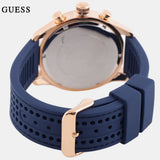 Guess Fleet Blue Dial Blue Rubber Strap Watch for Men - W0971G3 Authentic Buy Shop Now