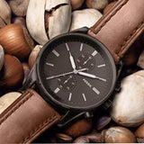 Fossil Townsman Chronograph Gray Dial Brown Leather Strap Watch for Men - FS5522 Authentic Buy Shop Now